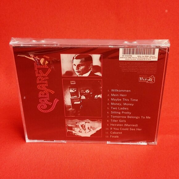 Cabaret Original Soundtrack Recording Audio CD 1996 New Sealed - Picture 4 of 12